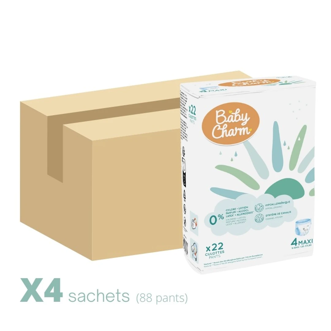 [CBBCULOTTE9-15]-Couche-Culotte-Babycharm-T4-Maxi-9-15kg-Sachet-De-22-Pants-New-3.webp