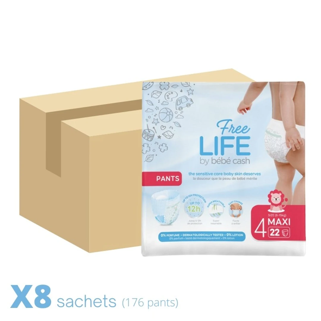 [CBC8-15]-Couche-Culotte-Bebe-Freelife-T4-Maxi-8-15kg-Sachet-De-22-Pants-2.webp