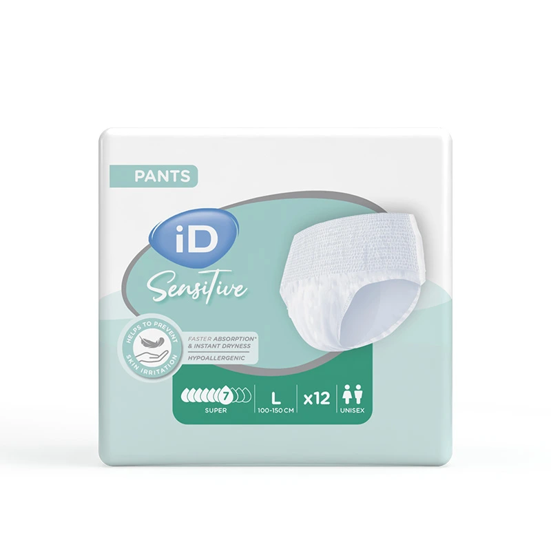 Pants Adulte ID SENSITIVE T3 Large Super Sachet de 12 sachet.webp