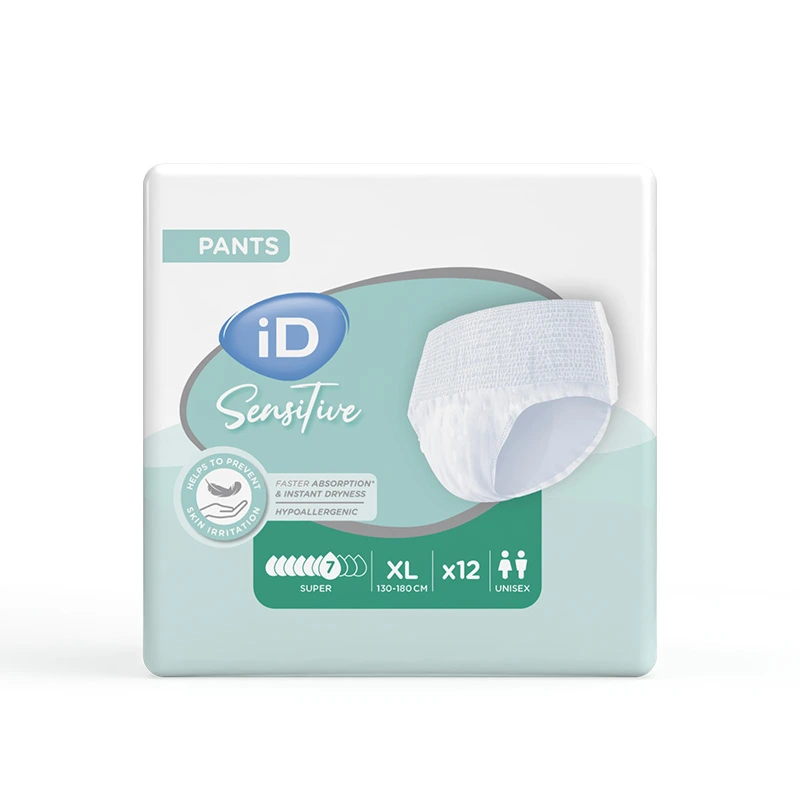 Pants Adulte ID SENSITIVE T4 XLarge SUPER Sachet de12 sachet.webp