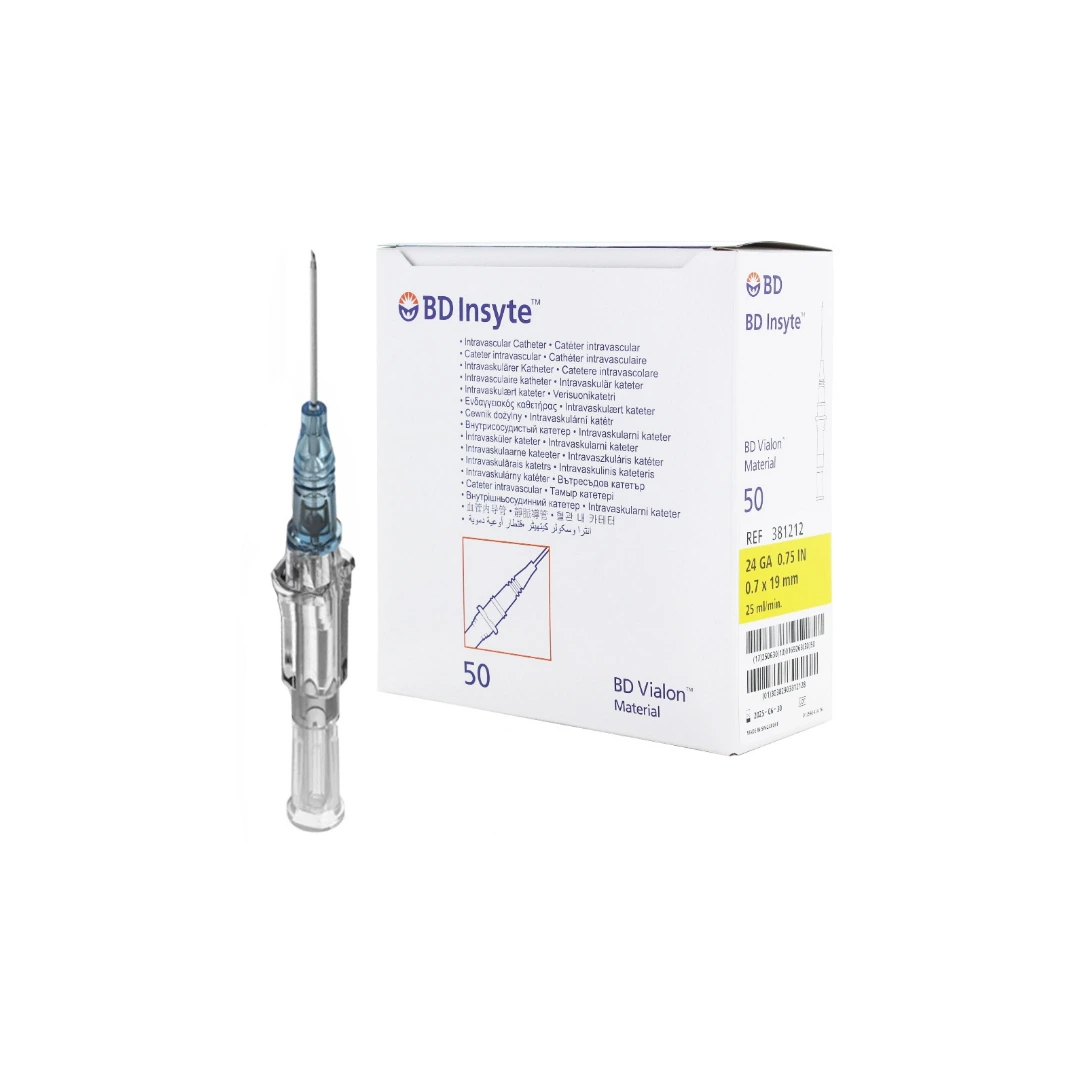 [ACBDJ24] Aiguille Catheter Insyte 24G Jaune Boite de 50