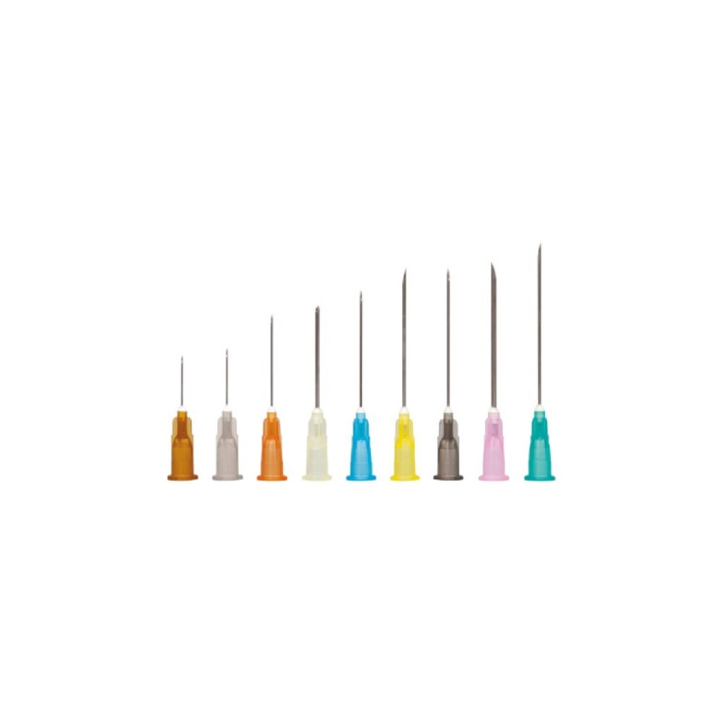 Aiguille Sol Millenium 0.4X19mm Grise 27G 3/4 Boite de 100
