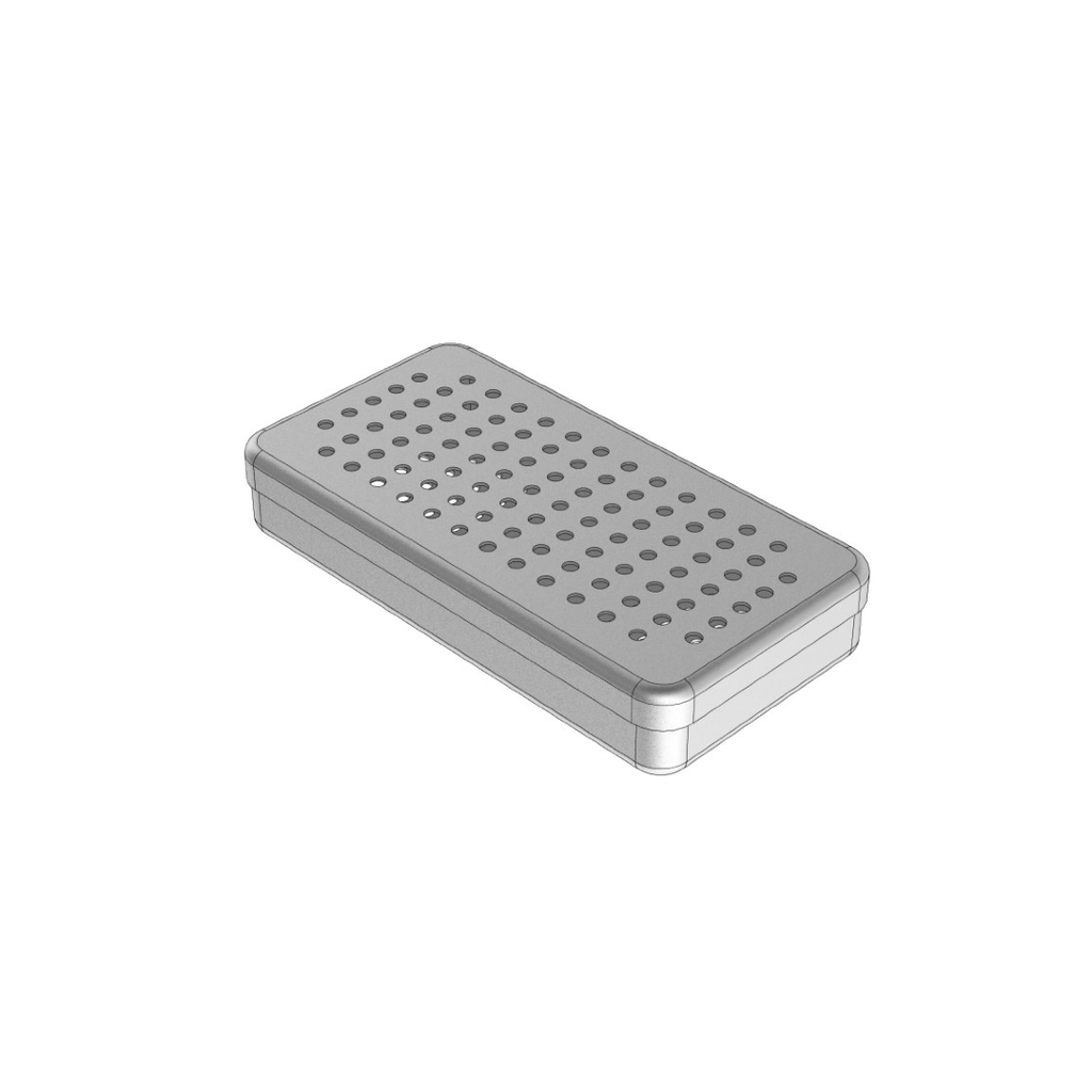 [BAG1893] Boite Alu Grise 18X9X3cm