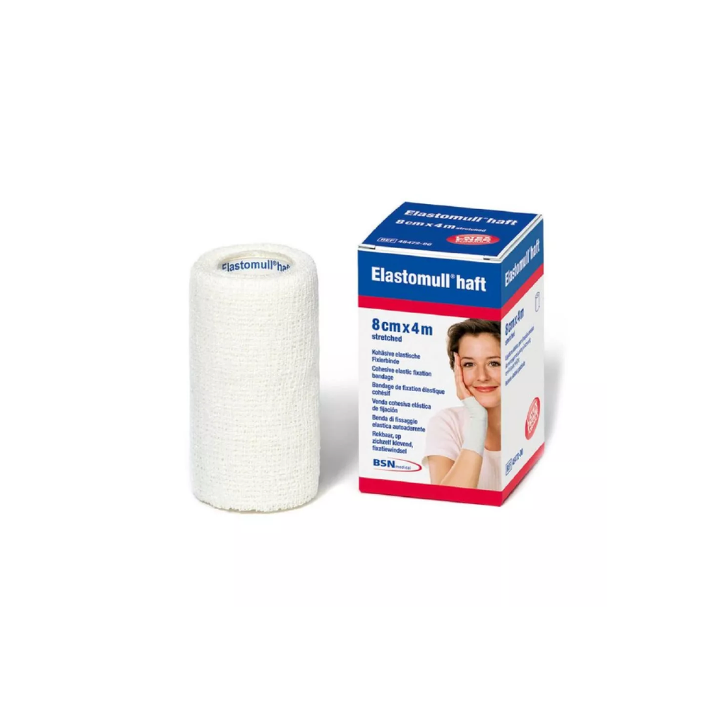 [BCEBSN8X4] Bande de Maintien Cohésive Elastomull Haft 4mx8cm ESSITY