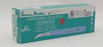[BJSUU12] Bistouri Jetable Stérile Usage Unique N° 12 Bte de 10 Swann-Morton