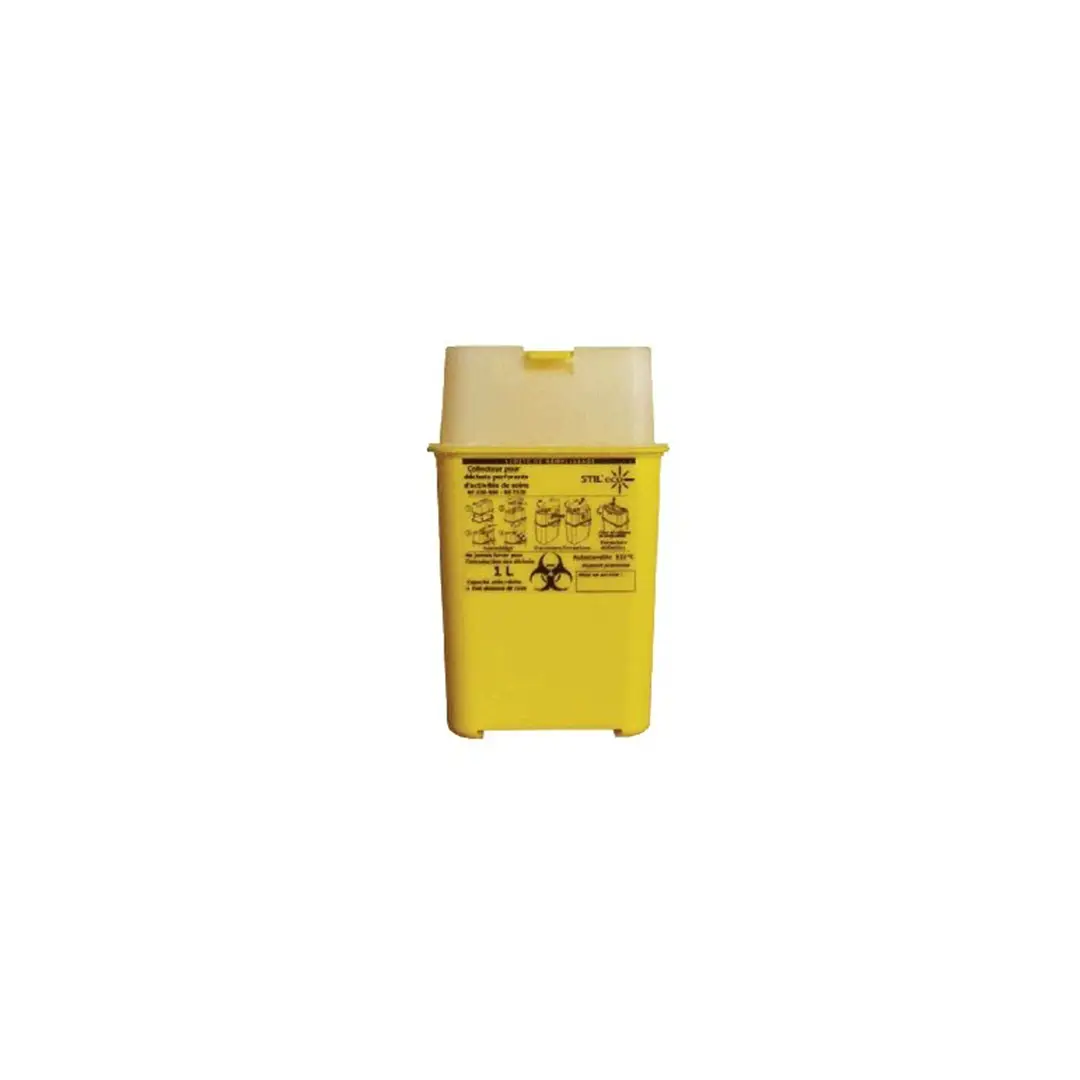 Collecteur d'Aiguilles Jaune 1.15L Didactic