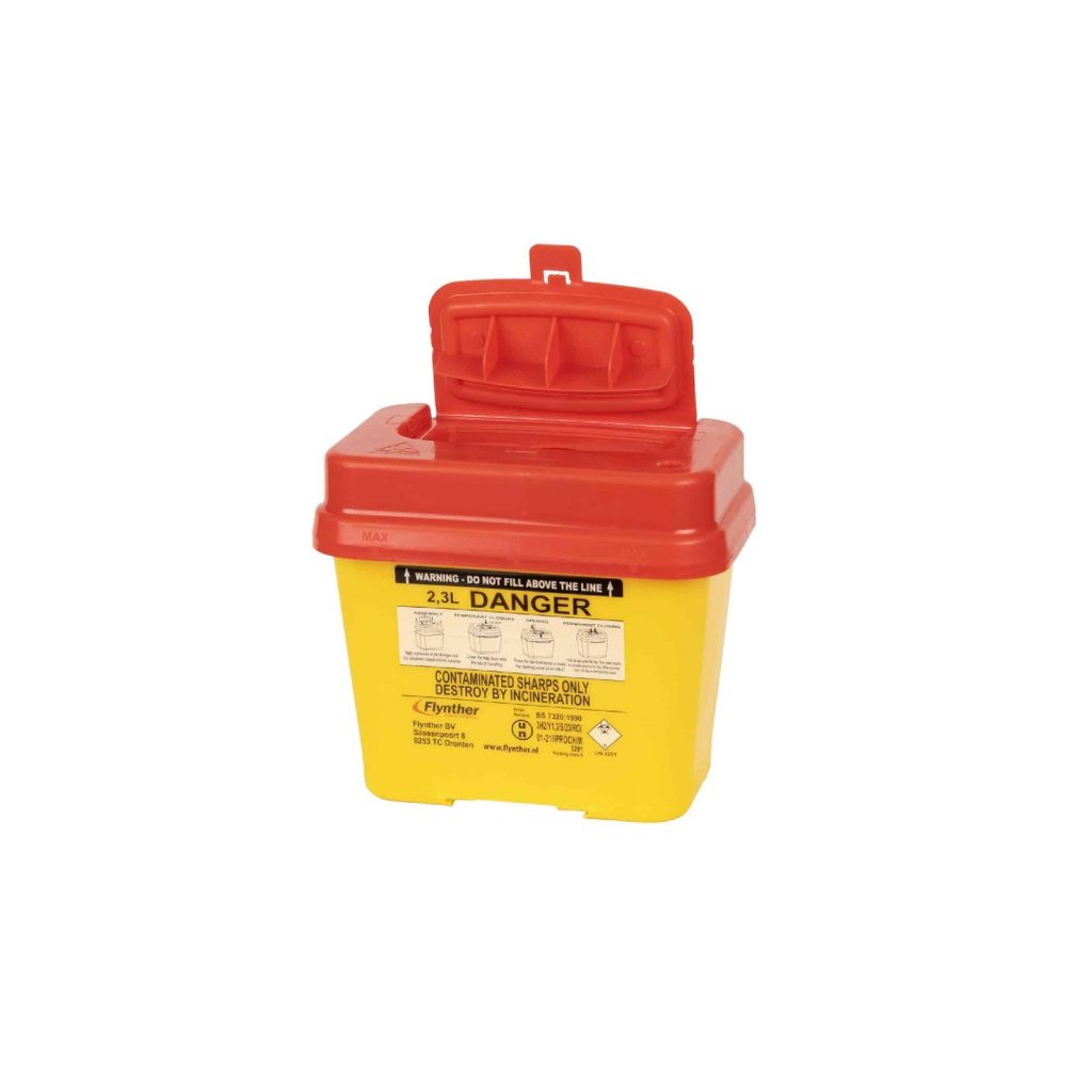 [CA2.2L] Collecteur d'Aiguilles Jaune 2.3L Didactic