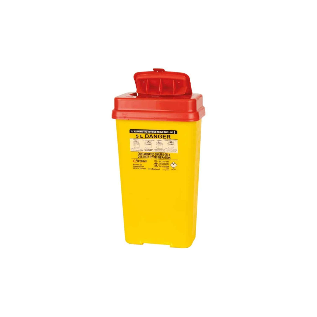 [CA5L] Collecteur d'Aiguilles Jaune 5L Didactic