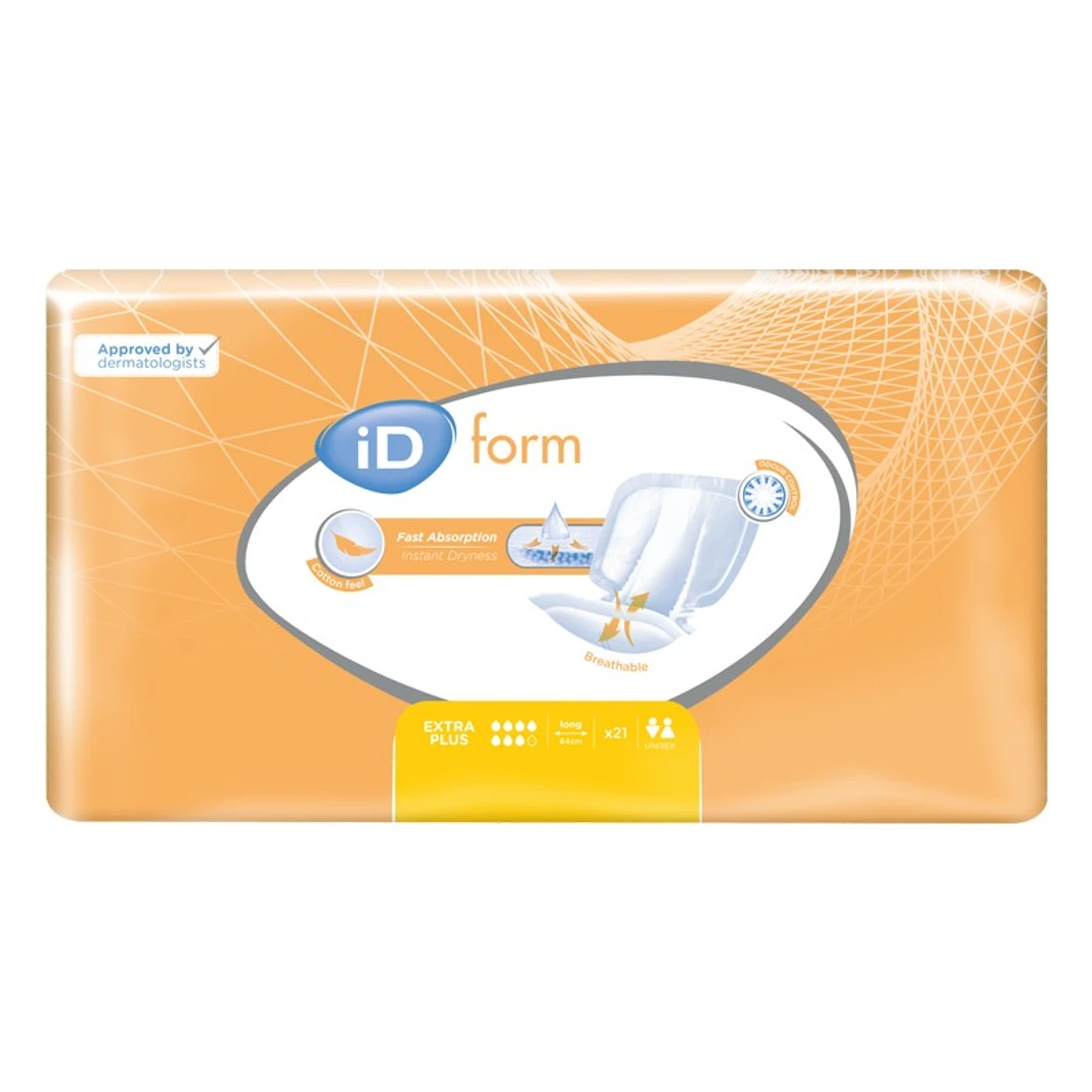 Protection pour fuites urinaires ID FORM Extra Plus  Sachet de 21