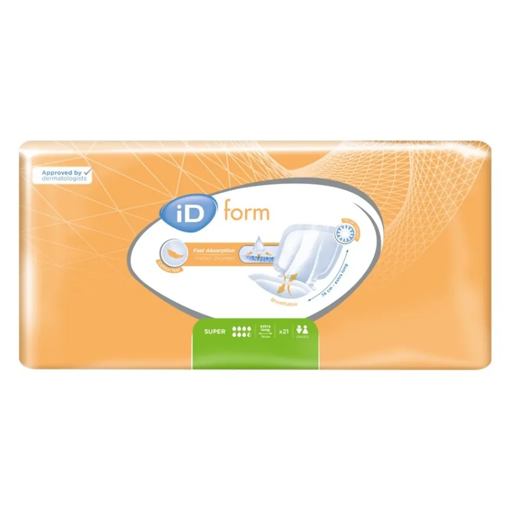 Protection pour fuites urinaires ID FORM Super Long Sachet de 21