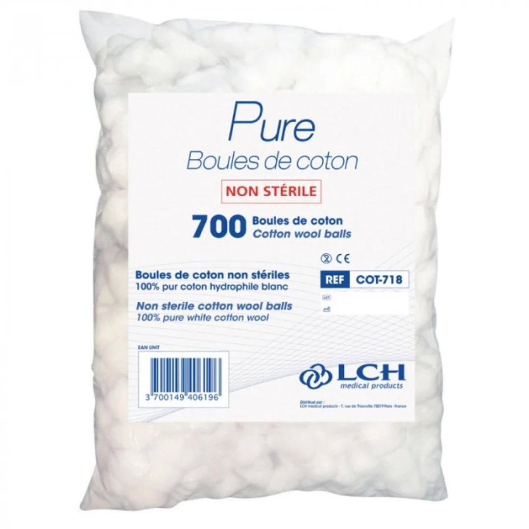 [CB700] Coton Boule Hydrophile Sachet de 700
