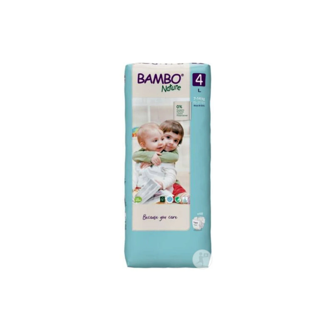 Change Bébé Bambo Nature T4 - 7/14Kgs Tall Pack Sachet de 48