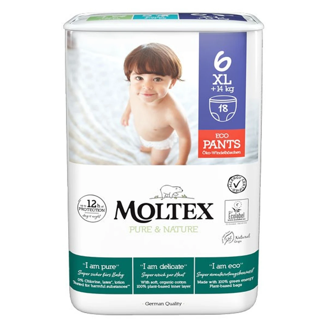 Couche Culotte Moltex T6 Xl +14Kgs Sachet de 18