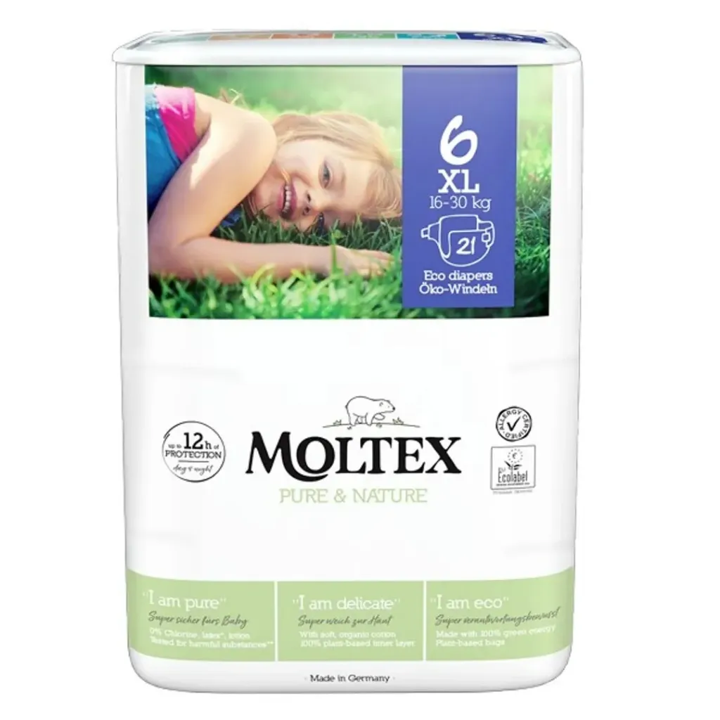 Couche Bebe Moltex T6 Xl +16Kg Sachet de 21 Couches