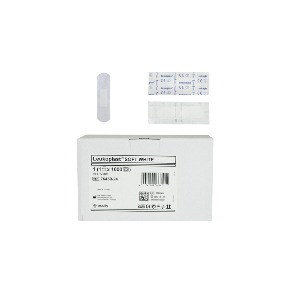 Pansements Soft White 7.2X1.9cm ESSITY Boite de 1000