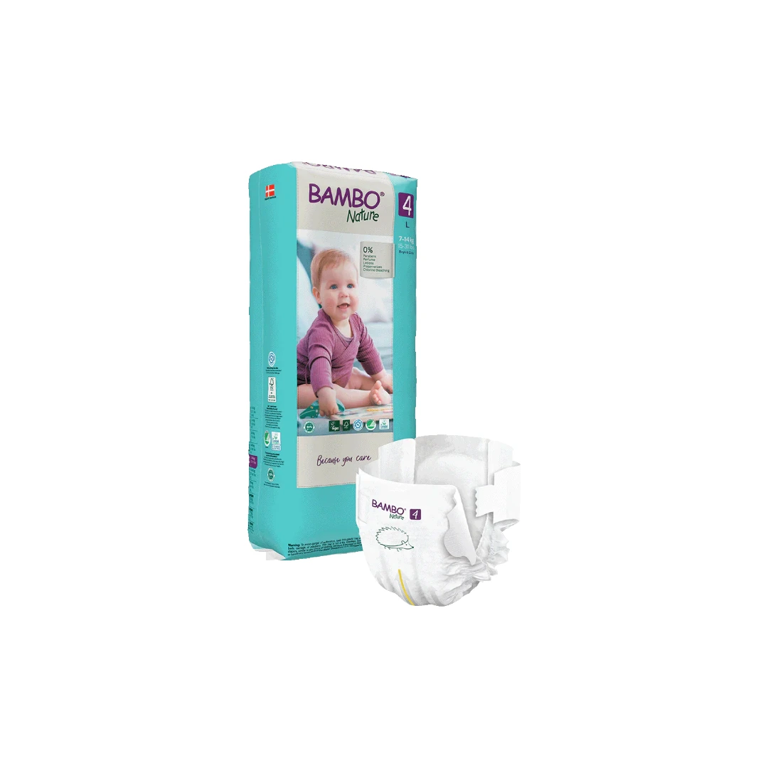 Couche Culotte Bambo Nature T4 - 7/14Kgs Tall Pack Sachet de 40