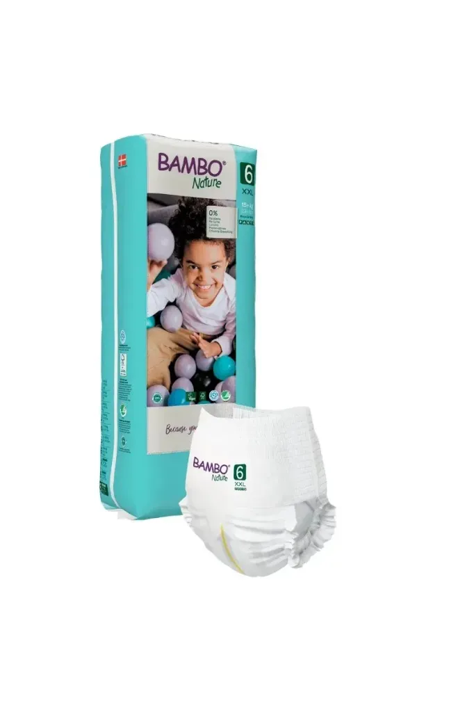 [CCBAMBOT6] Culotte bébé Bambo Nature N°6 - 18+Kgs Tall Pack Sachet de 38