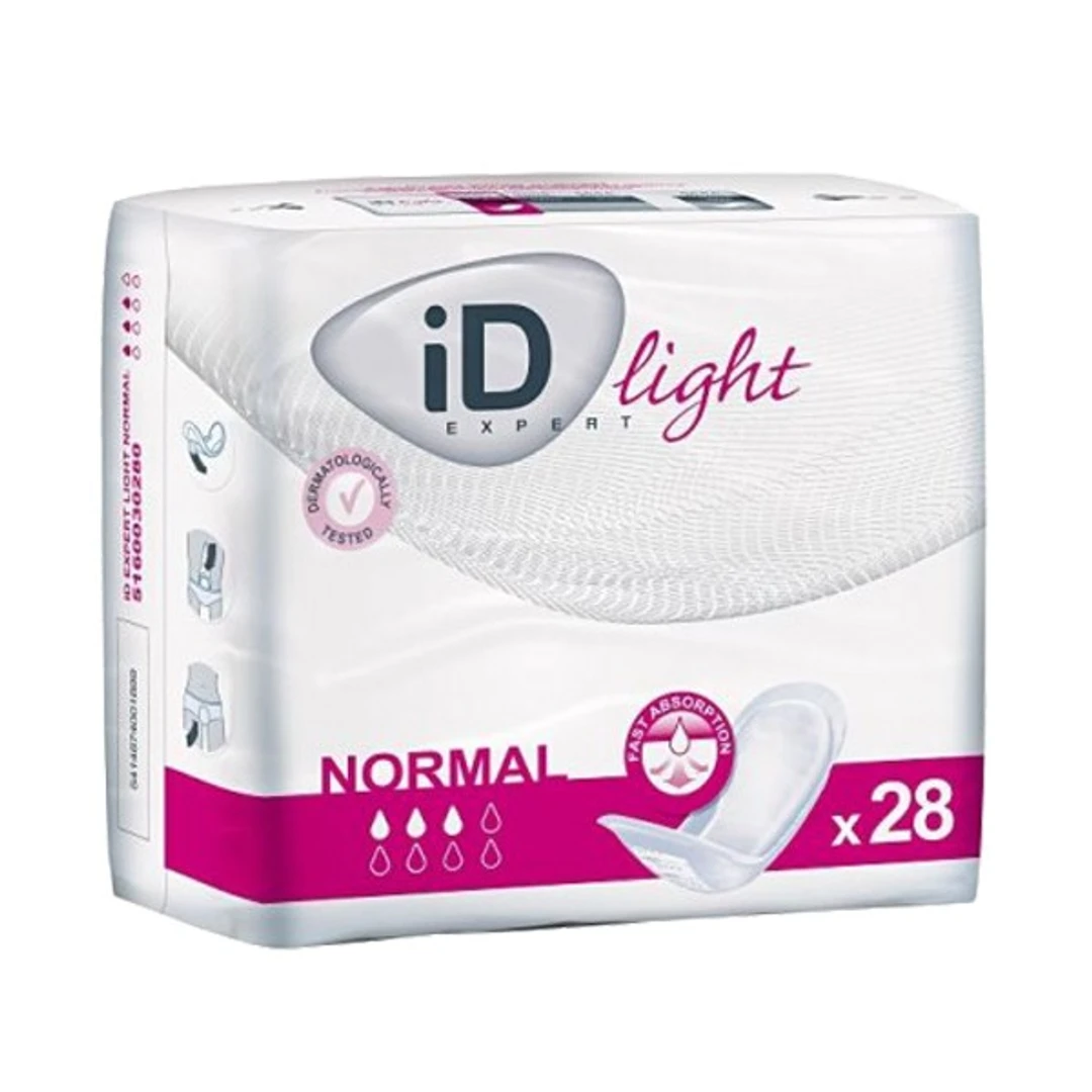 Protection pour fuites urinaires ID Light TBS Normal Sachet de 28