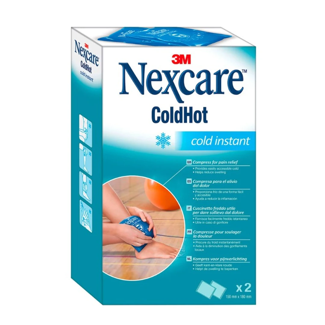 Coussin Thermique Nexcare Coldhot Instant 18X15 cm Boite de 2 compresses