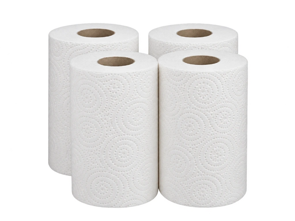 Essuie-tout 22.8X20cm 45 Formats Gaufré Global Hygiène Sachet de 4 Rouleaux