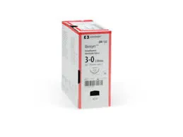 [FSRB3-017] Fil de Suture Résorbable Byosin 3-0, 75cm Incolore, Aiguille 17mm l'unité