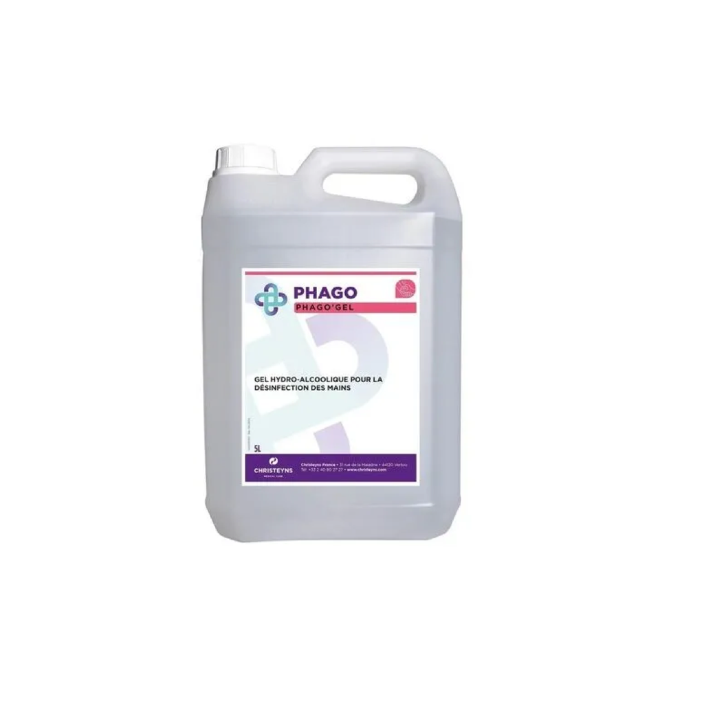Gel Hydroalcoolique Phago Rub Bidon de 5L