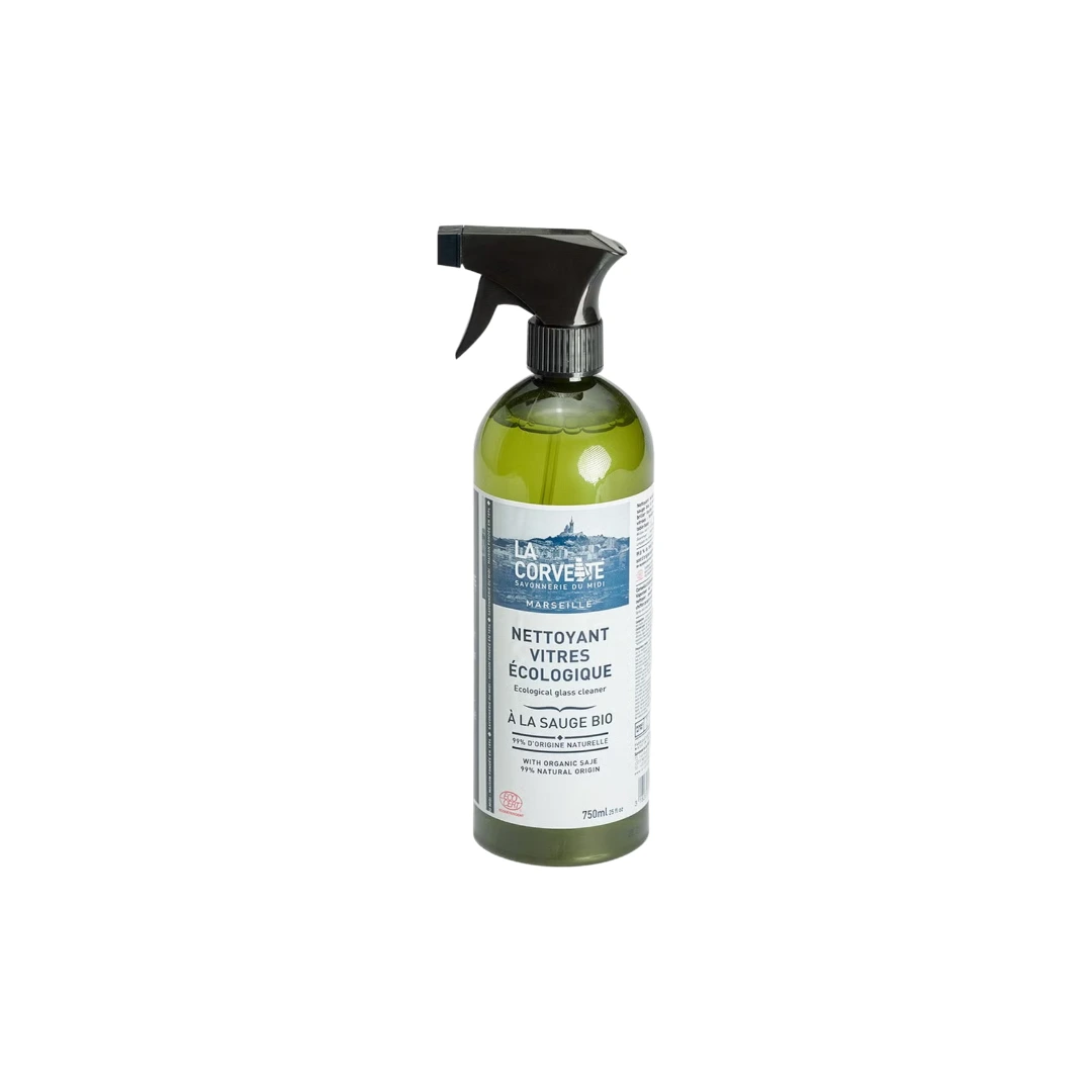 Nettoyant Ecologique Pour Les Vitres à La Sauge La Corvette 750ml