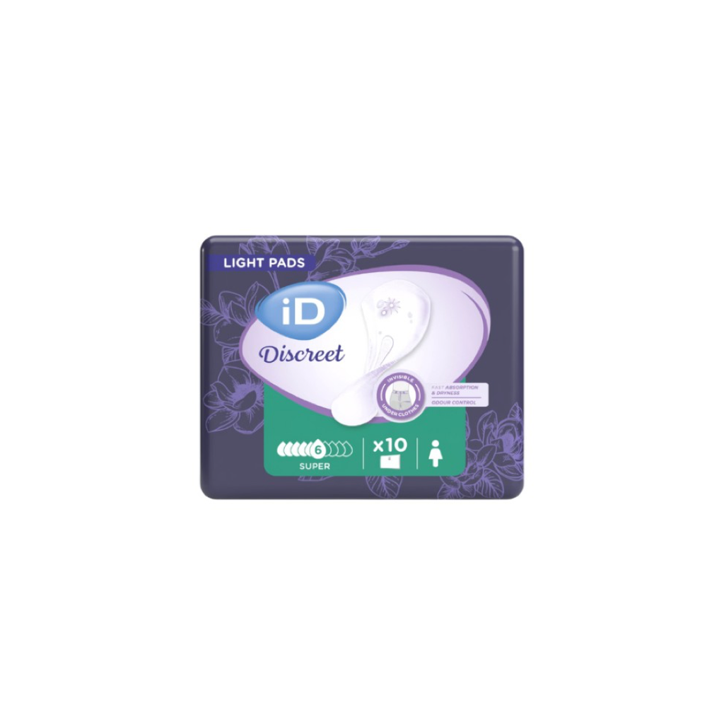 Protection Féminine Discreet Light Super N5+ Sachet de 10