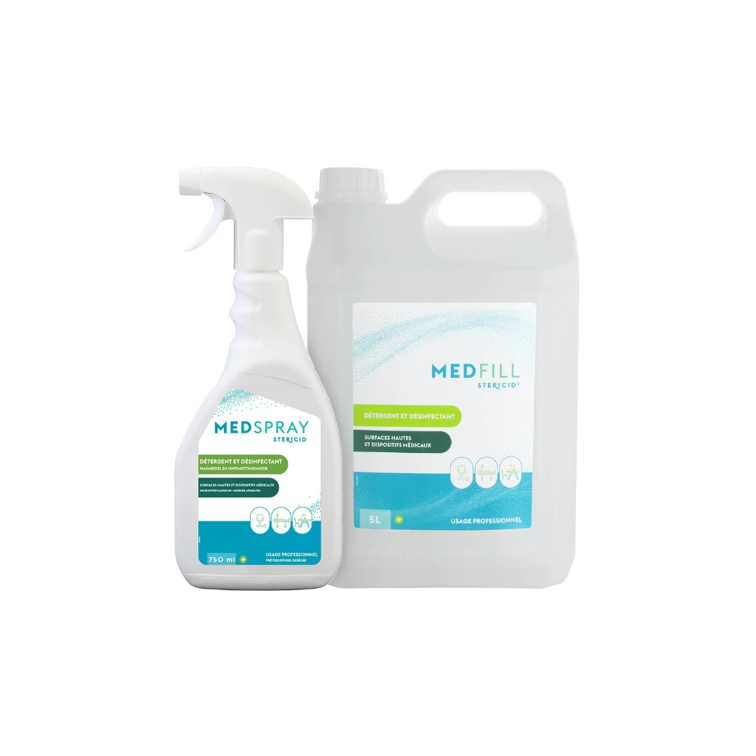 [SDA1L] Nettoyant Désinfectant Surface Stéricid Medspray 750ml