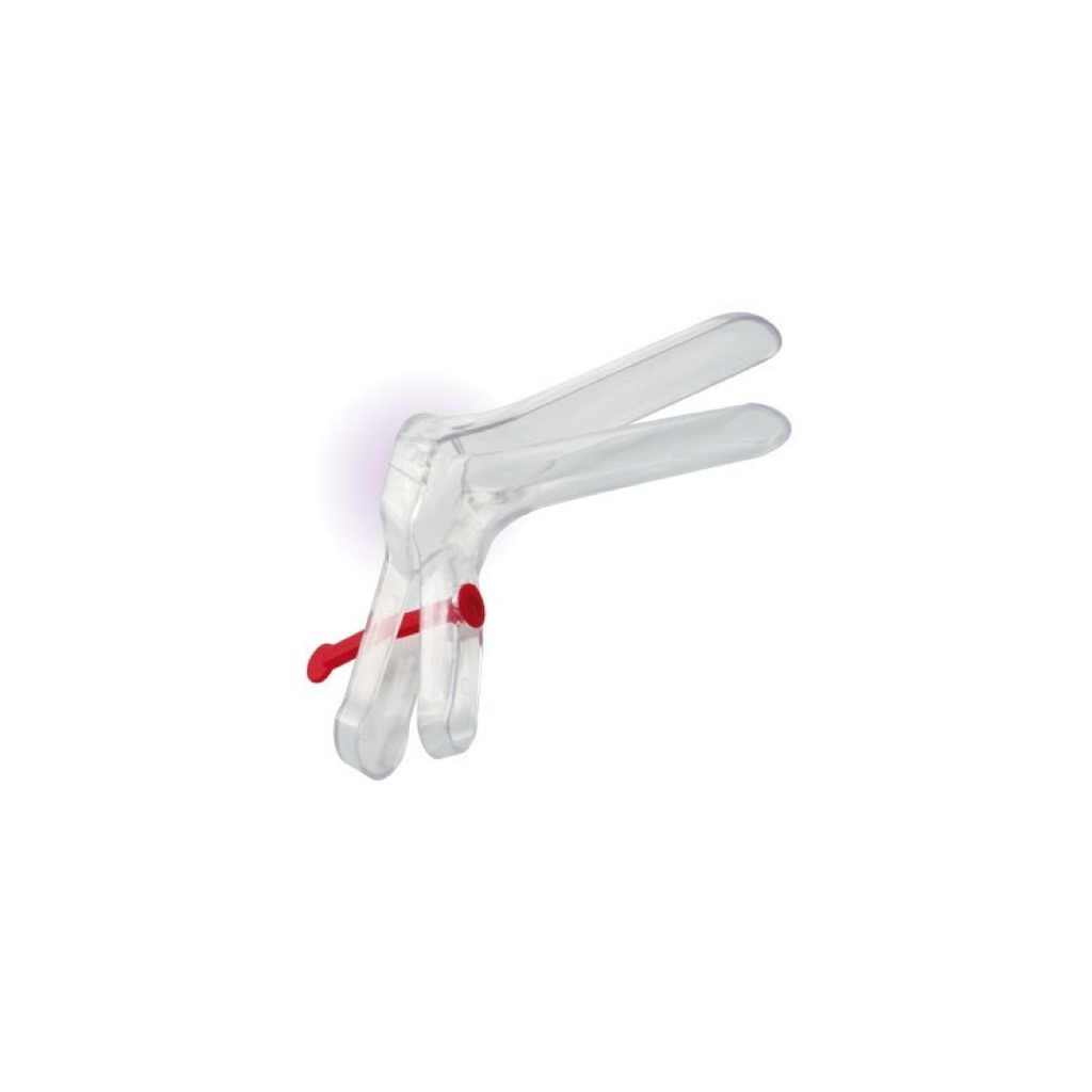 [SGM26] Spéculum Gynécologique Stérile Cusco Moyen Diam 26 Rouge Lot de 5