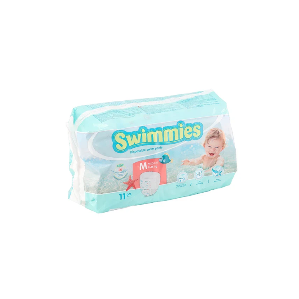 Couche Bebe Piscine Swimmies M 9/15 Kg Sachet de 11 New