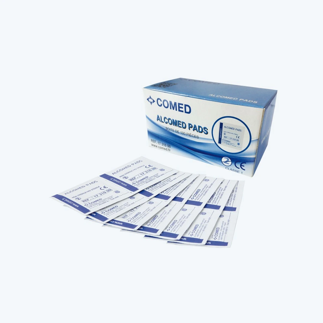 [TA7X3] Tampons d'Alcool 7X3cm Boite de 100