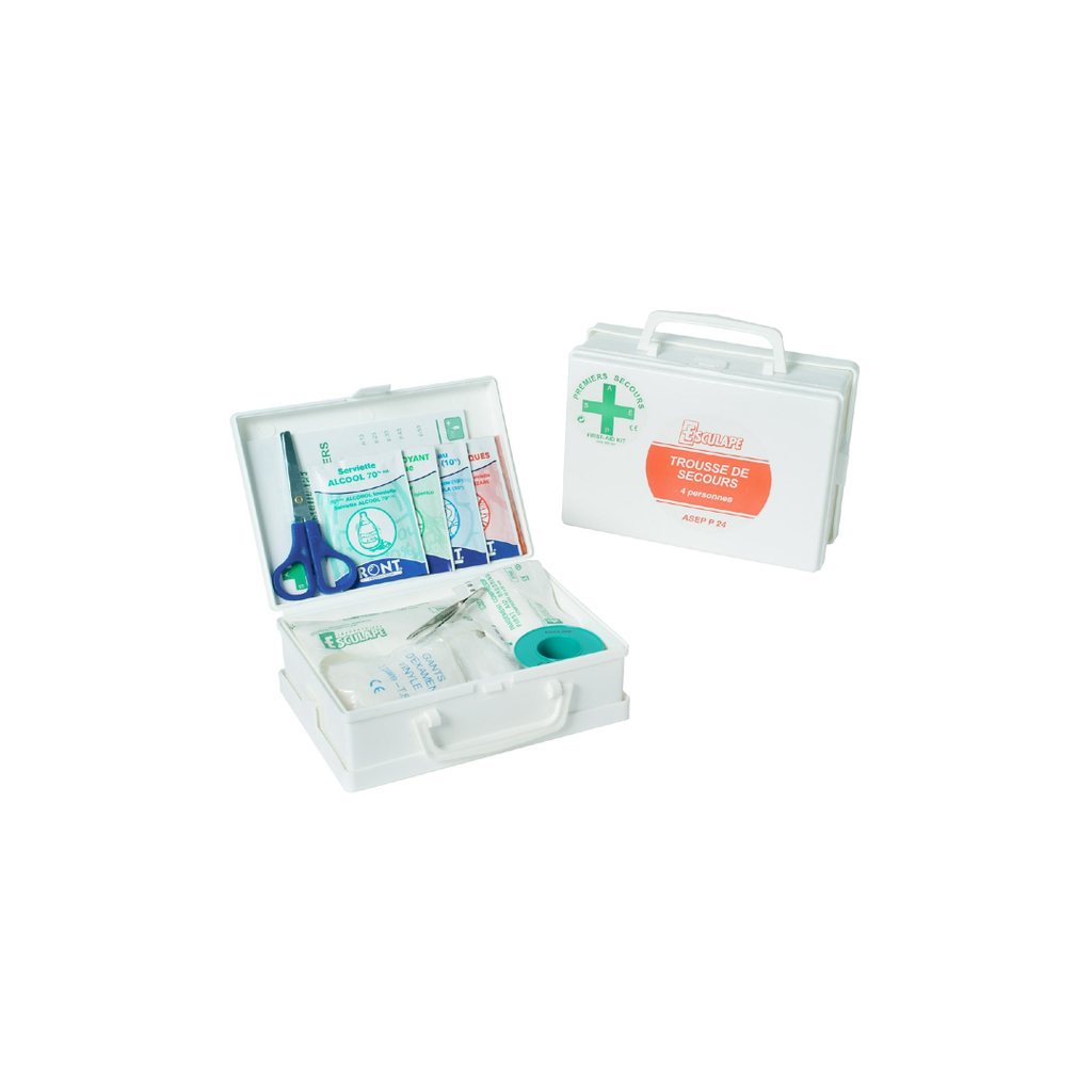 Trousse de Secours Esculape Premiers Secours 1 à 4 Personnes