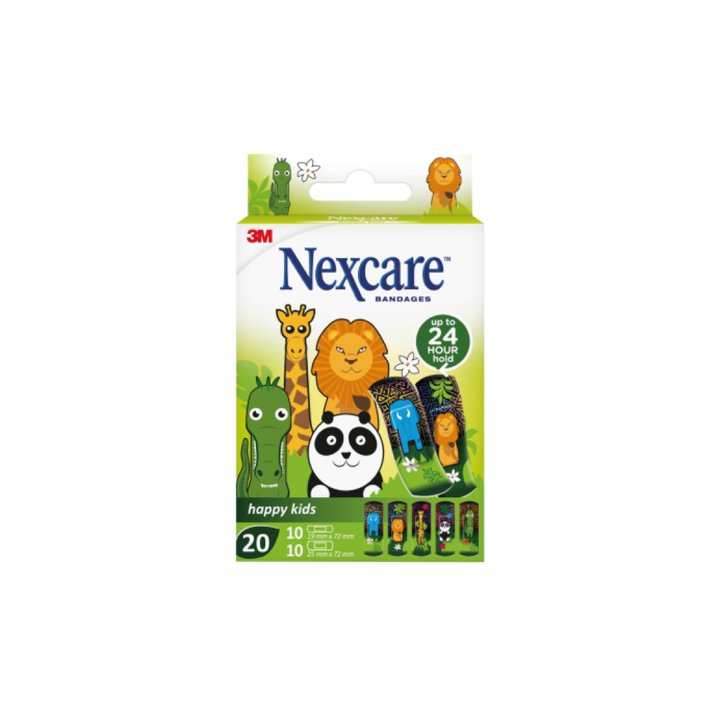 [1309787001] Pansement Pour Enfant Nexcare Happy Kids Boite de 20