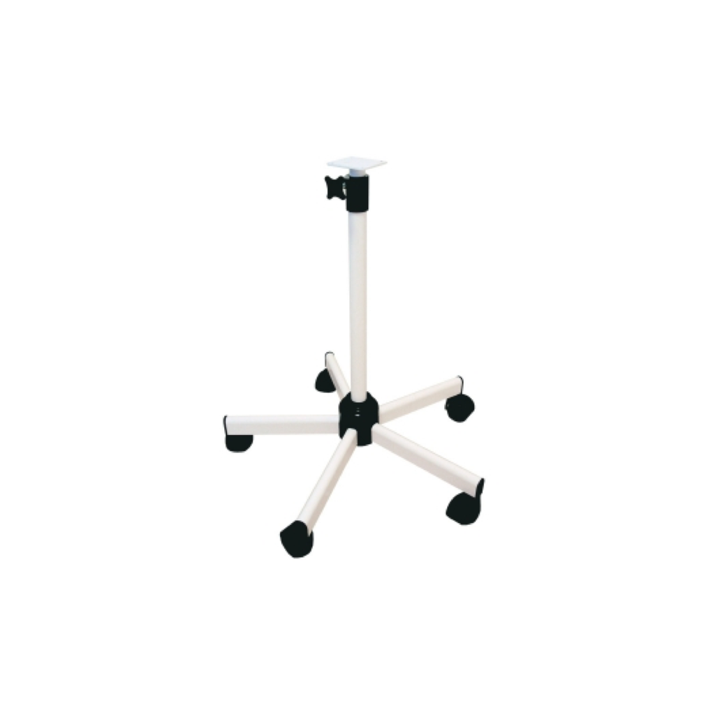 [PR60-100LID01] Pied Roulant Télescopique Pour Lampe Carla 60-100cm LID (Blanc)