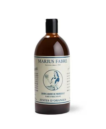 Savon de Marseille Liquide Aux Huiles Essentielles Marius Fabre 1L