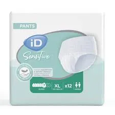 [CAPSXLS12] Pants Adulte ID SENSITIVE T4 XLarge Super Sachet de12