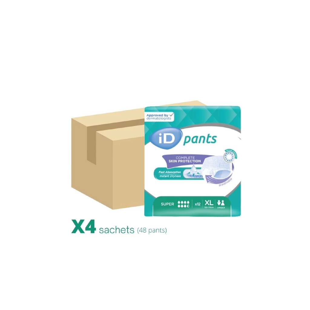 [CAPSXLS12] Pants ID SENSITIVE XL T4 Super Sachet de12
