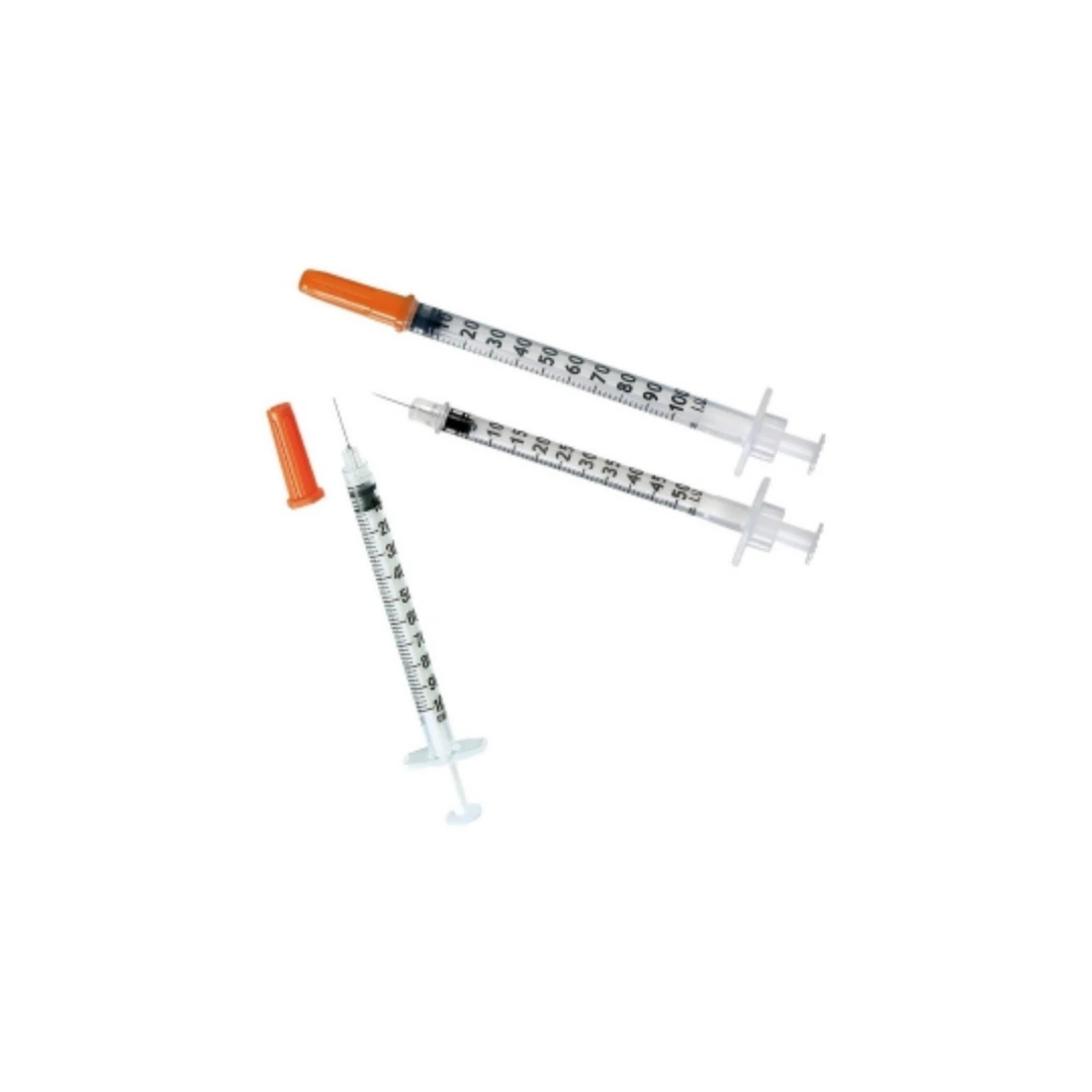 Seringue Insuline Microfine 05ml Aiguille 8mm Bte de 100