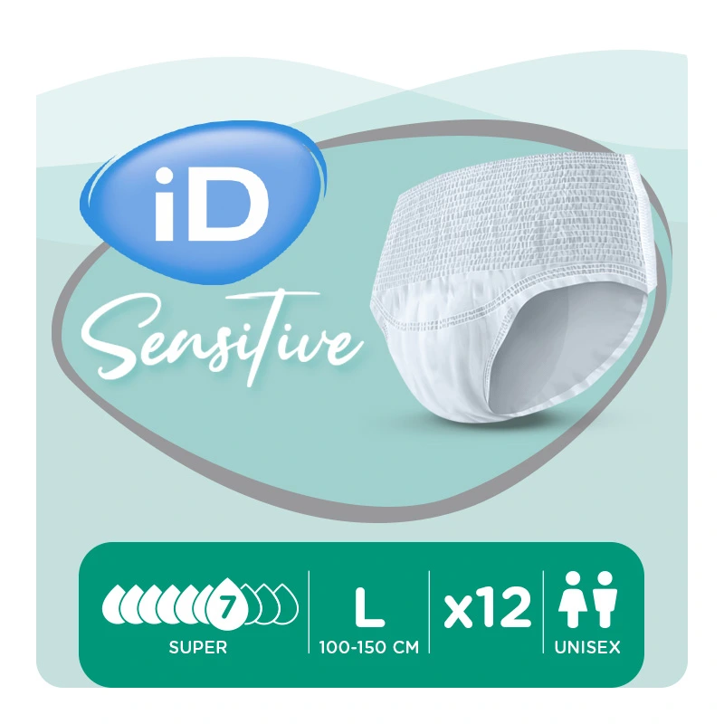 Pants Adulte ID SENSITIVE T3 Large SUPER Sachet de 12
