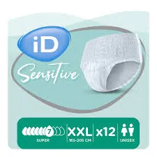 Pants Adulte ID SENSITIVE T5 XXLarge Super Sachet de 12