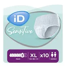 Pants Adulte ID SENSITIVE T4 XLarge Maxi Sachet de 10