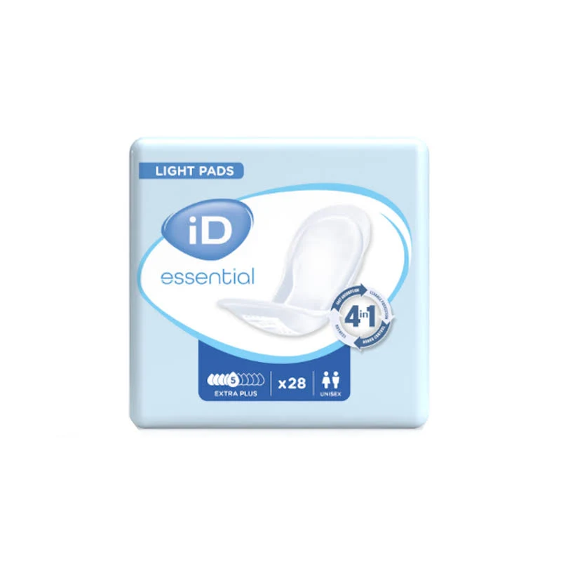 Protection ID ESSENTIAL LIGHT Extra Plus pour fuites urinaires sachet de 28