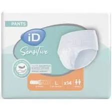 Pants Adulte ID SENSITIVE T3 Large Normal Sachet de 14