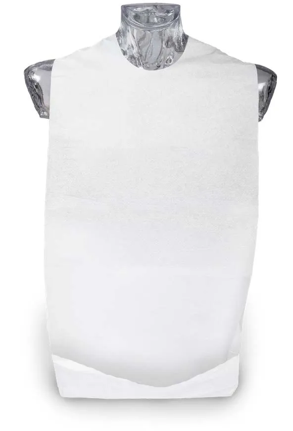 Bavoir  Adulte à usage unique 70x37cm Abena Sachet de 100